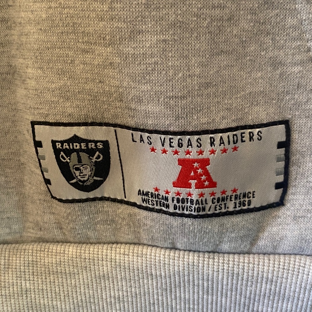 Las Vegas Raiders Gray Hoodie